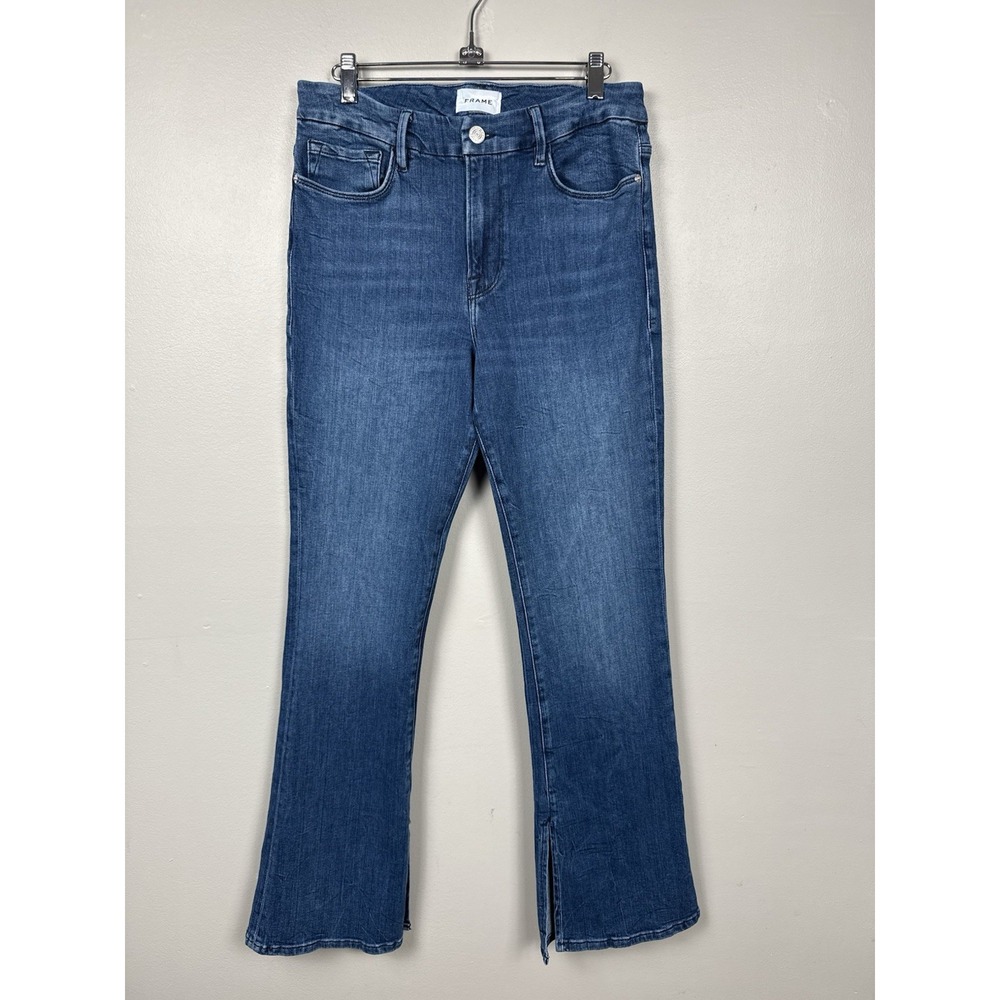 Frame Le Mini Boot Jeans Crossings LMBIS793 Women's 30 High Rise Bootcut Denim